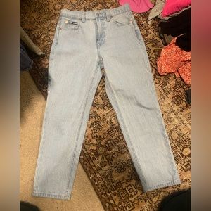 Gap high rise mom jeans